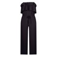thumbnail image 7 of aidice Summer Jumpsuits for Women Off-Shoulder Ruffle Drawstring Waisted Casual Cropped Pants Rompers, 7 of 7