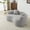 Grey, variant on 66.93" Curved Loveseat Sofa with Pillows, Full Compression Sponge Sofa, No-Assembly Compact Couch for Small Spaces Apartments, White