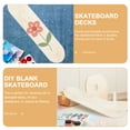 thumbnail image 2 of ifundom blank skateboard deck bulk maple wood 1Pack playtime, 2 of 6
