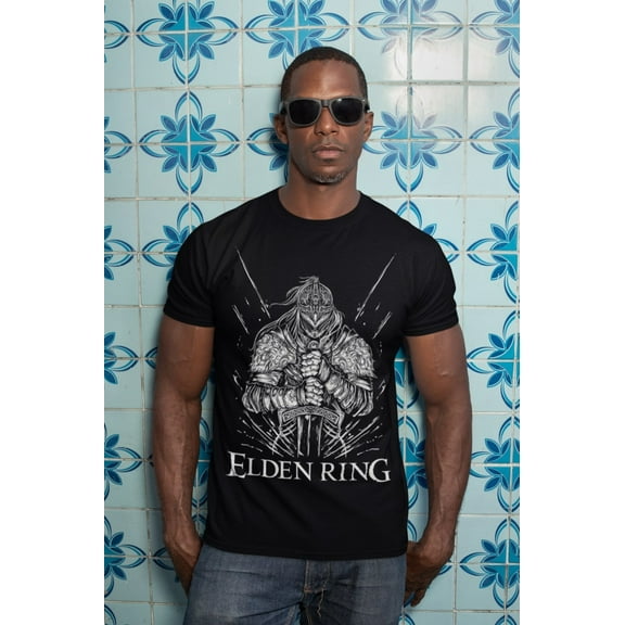 Unisex Elden Ring Shirt, The Warrior Graphic Tee, Tarnished Soulsborne T-Shirt