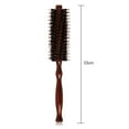 thumbnail image 4 of Round Barrel Anti-Slip Handle Design Comb, Nano Technology Hair Curling Comb, Anti-Static for Blow Drying, Curling&Straightening Barber Styling Tools, 4 of 7