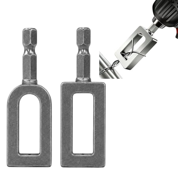 2026 New Wire Twister Tool for Drill,For Fixing Chain Link Loop Fences Rebar Tie, Fast Secure Twisting