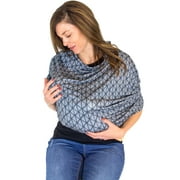 Monbebe 4-in-1 Multipurpose Nursing Infinity Scarf Cover, Grey