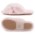 thumbnail image 5 of RockDove Women's Adeline Cross-Band Faux Fur Slipper, 5 of 7