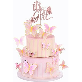 Fondant Little Girl Birthday Cake, First Birthday Cake Topper, Handmade  Fondant Girl with Umbrella, Showerered with Love Birthday Party