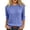 Blue-A#50921aa, variant on 3/4 Sleeve Cable Knit Sweater Women Crew Neck Pullover Women Fall Winter Base Layer Shirts Soft Lightweight Womens Sweater Beige XL
