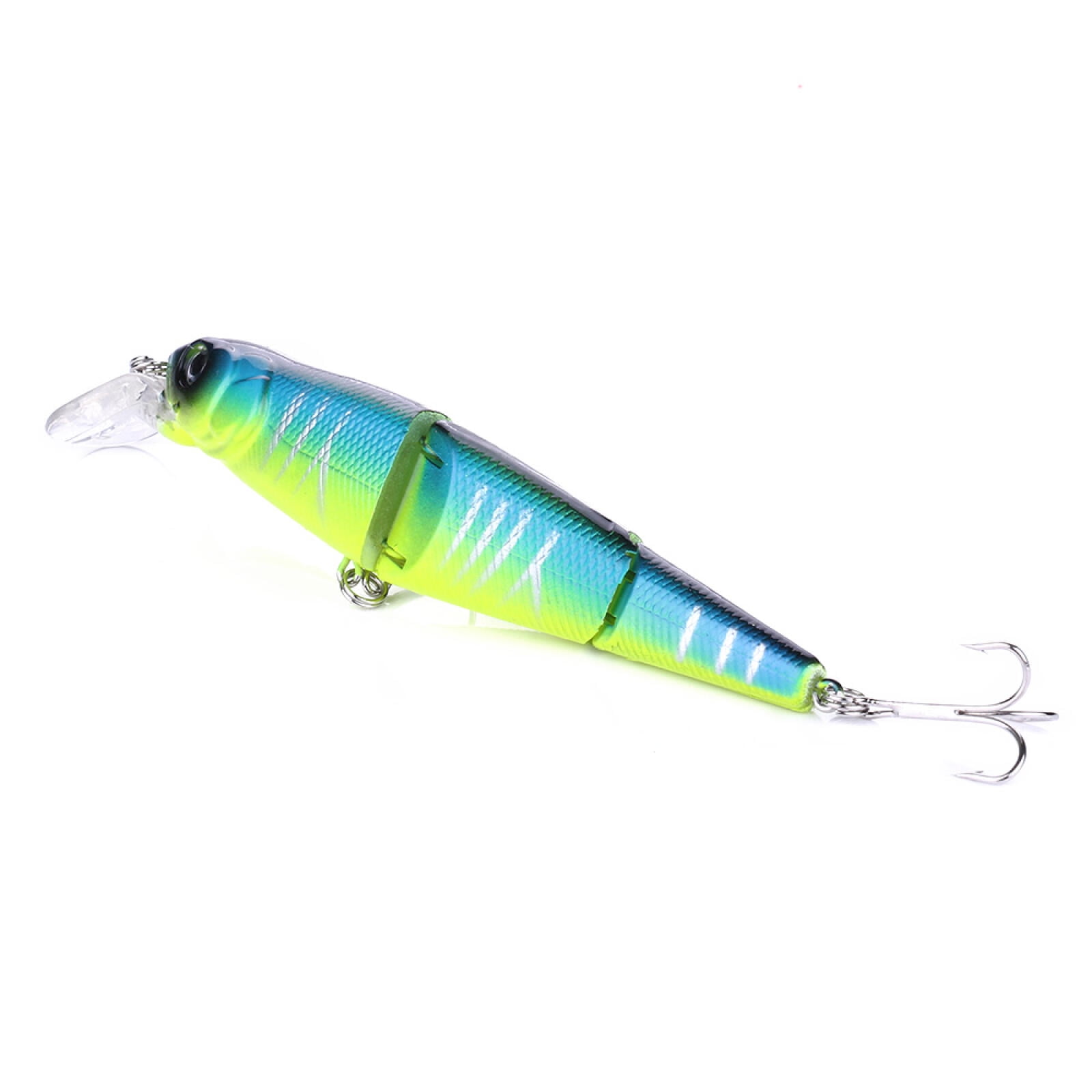 HENGJIA Fishing Lures 5pcs Multi Jointed Fish Fishing Kits Slow Sinking Lifelike Swimbait Freshwater and Saltwater for Trout Bass Lures, 4.92"/0.57oz