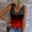 Red, variant on Ichuanyi Tank Top For Women Sexy O Neck Sleeveless Vest Summer Trendy Slim Skinny Pullover Tunic Tees