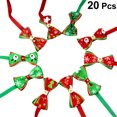 thumbnail image 2 of 20 Pcs Collier à Thème de Noël Ajustable Nœud Papillon Collier pour Chien Chat Style Mixte, 2 of 9