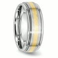 thumbnail image 4 of Cobalt 14k Gold Inlay Satin and Polished 8mm Band Size 10, 4 of 6