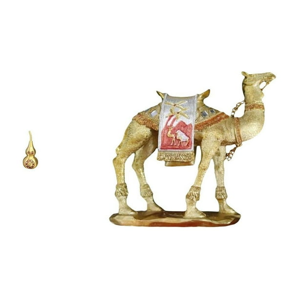 Estatua de camello de calabaza de latón, adorno Feng Shui, escultura de animal de resina hecha a mano, centro de mesa para el Festival de Primavera, d