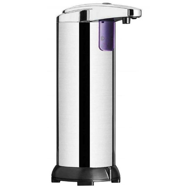 Automatic Stainless Steel Soap Dispenser with Waterproof Base, Infrared Motion Sensor and Adjustable Switch