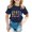 AB48 Dark Blue, variant on Black Cute Tshirt For Girls Child Letter Print Short Sleeve Crew Neck Tops Fashion Soft Little Teen Girls Youth Summer Casual Daily Wear Size 8-9 Years