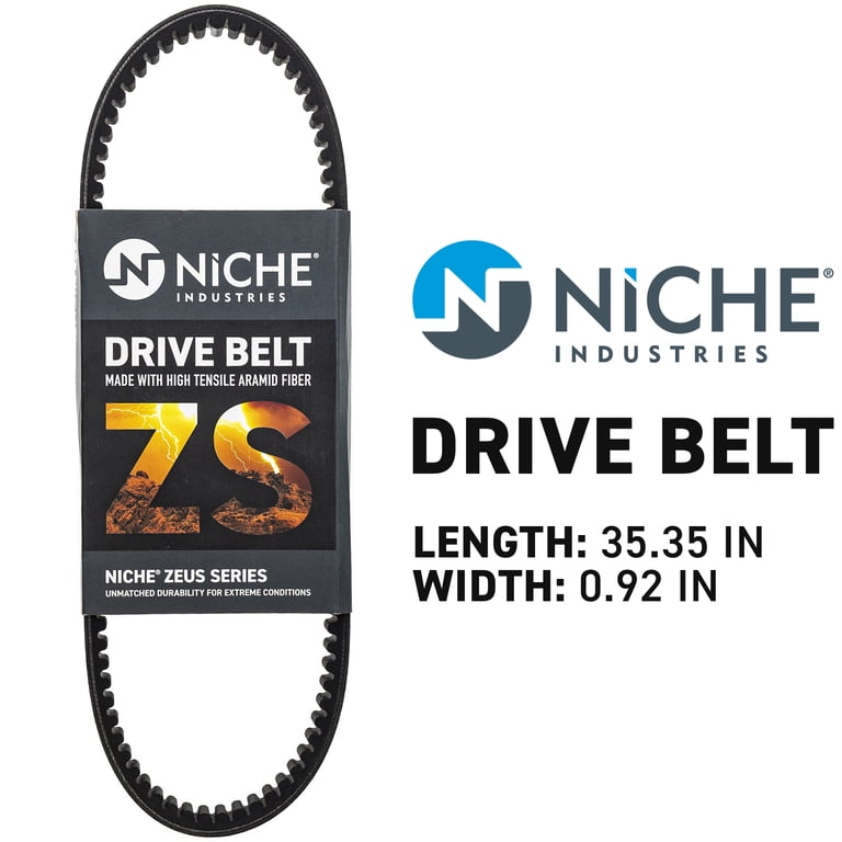 Niche ZEUS Drive Belt for Kawasaki RIDGE XR HVAC Limited KWF1000