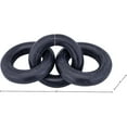 thumbnail image 2 of Meridina Furniture Rings Black Marble Decorative Chain Links, 2 of 5