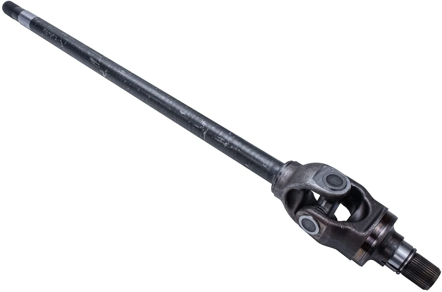 Detroit Axle - Front 2pc U-Joint CV Axles for 05-14 Ford F-250 F-350 Super Duty, 2 U-Joint CV Axles Assembly 2006 2007 2008 2009 2010 2011 2012 2013 Replacement