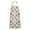 White Highland Cow, variant on White Highland Cow Bathtub Bubble Pattern Apron-Garden Aprons for Women with Pockets-Cotton Linen Waterproof Kitchen Cooking Gardening Aprons Adjustable for Kitchen,Cooking,BBQ and Salon 33x27 Inch
