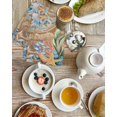 thumbnail image 4 of Octopus Coastal Kitchen Dish Towels for Drying Dishes Set of 3, Summer Nautical Starfish Coral Brown Anchor Waffle Weave Microfiber Hand Tea Bathroom Towels Quick Dry & Absorbent Towel 15.7x23.6, 4 of 7