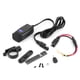 thumbnail image 1 of Impermeable Cabeza Cuadrada Teléfono Dual USB Carga Rápida QC3.0 Interruptor de Apagado Pantalla Digital LED Voltímetro Azul, 1 of 14