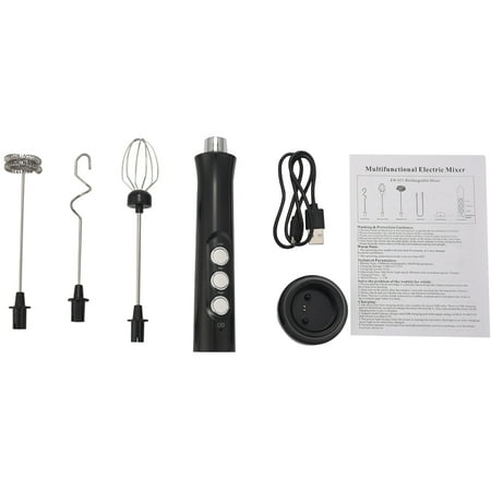 

formula mixer 1Set Handheld Sross Electric Foam Maker USB Rechargeable Coffee Frother for Coffee Cappuccino Egg Whisks