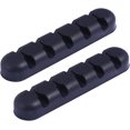 thumbnail image 1 of 2pcs Cable Reelcable Organizercable Managementtwisted Paircable Holderadhesivecable Storagelabelcable Reelblack Cable, 1 of 3