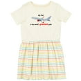 thumbnail image 3 of Inktastic Airplane Girls Toddler Dress, 3 of 5