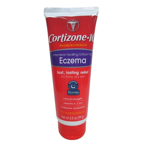 Cortizone 10 Maxmium Strength Intensive Healing Lotion For Eczema, 3.5 ...