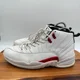 thumbnail image 4 of Ni - ke Ni - ke Air Jordan 12 Retro Twist Shoes Mens 10.5 White Red Basketball Sneakers, 4 of 5