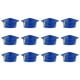 thumbnail image 2 of Gorro de graduación artesanal, gorros de papel de graduación, recuerdo de fiesta para niños y adultos, 12 Uds., 2 of 6