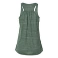 thumbnail image 3 of BELLA + CANVAS - Women's Flowy Racerback Tank - 8800 - Forest Marble - Size: M, 3 of 5