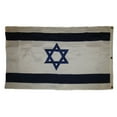 thumbnail image 2 of 3X5 FT Embroidered SEWN Israel Star of David JEWISH 100% COTTON BOAT Flag, 2 of 6