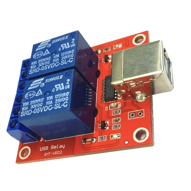 Módulo de licencia de Expansión de USB de 2 Canales con Protección de Rueda Libre de Diodo DYNWAVEMX Módulo de relé USB