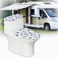 thumbnail image 5 of HELLHERO Adds Holiday Charm - Elastic Edge, Soft Bathroom Seat Covers for Gift, Fits All Toilet Shapes Watercolor Flower, 5 of 7