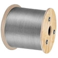 thumbnail image 1 of KFFKFF T316 Stainless Steel Wire Rope 1/8" 7x7 Strand, 500FT Cable for Railing, Decking, and DIY Balustrade Applications, 1 of 9