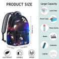 thumbnail image 3 of Outer Space Galaxy Students Backpack Nebula Celestial Space Design, Durable and Comfortable School Bag for Student and Student, 3 of 6
