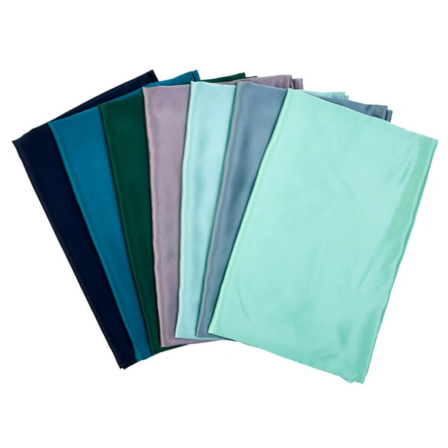Luxury Pure Mulberry Silk Pillowcase 32 Momme Drape Collection Greens