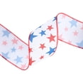 thumbnail image 5 of LaRibbons 2 1/2" Wired Ribbon | Red/White/Blue Stars | 10 Yard Roll, 5 of 12