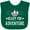 Green, variant on Inktastic Ready for Adventure Hiking Camping Boys or Girls Baby Bib