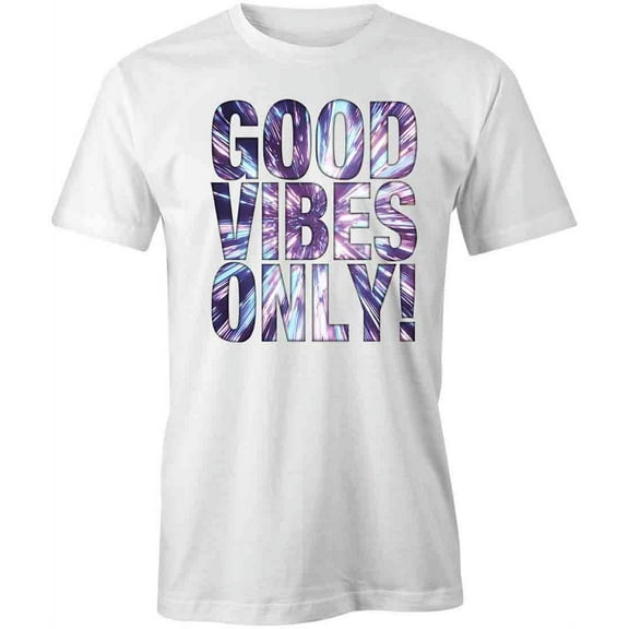Good Vibes Only T-Shirt | Positive Vibes White Tee Gift