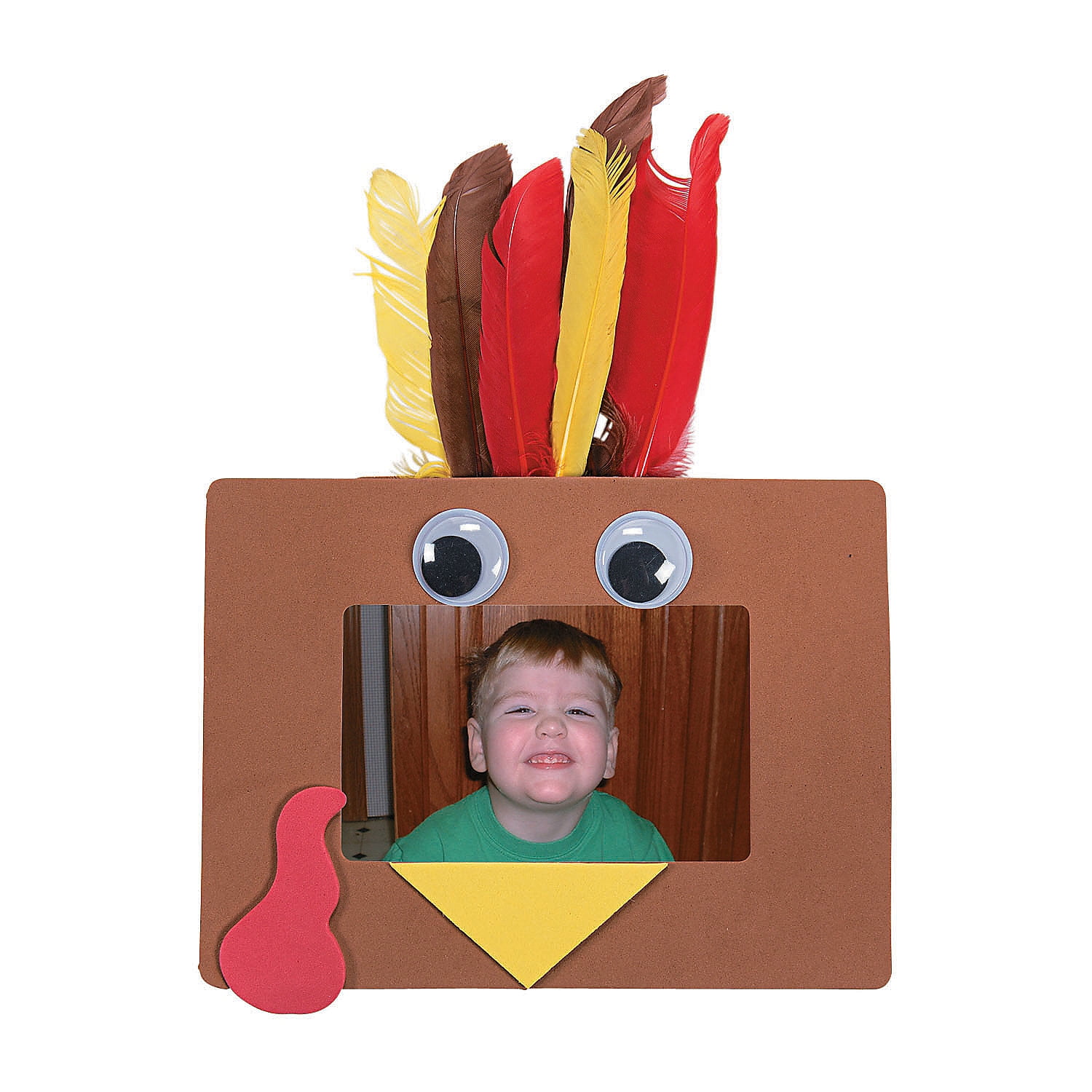 Wiggle Eye Turkey Foam Frame Craft Kit Craft Kits 12 Pieces
