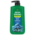 thumbnail image 3 of (4 pack) Irish Spring Mens Body Wash, Moisture Blast Body Wash for Men, All Skin Types, 30 fl oz Bottle, 3 of 14