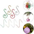 thumbnail image 2 of 1 Set Assorted Decorations - The Door Wire Hanger Wreath Holiday Over Hanging Christmas Shape for Decoration Party S-Hooks Front Balls Tree Decor Shaped Xmas Ornament Hangers, 2 of 5