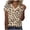Khaki, variant on Dressy Blouses for Women Short Sleeve Soft V Neck Tee Casual Summer Tops Fashion Printed Tshirts Ladies Tops and Blouses