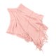 thumbnail image 3 of Poncho para mujer, suéter con encaje rosa, borlas, flecos, chal, capa de punto de cachemira, 3 of 15