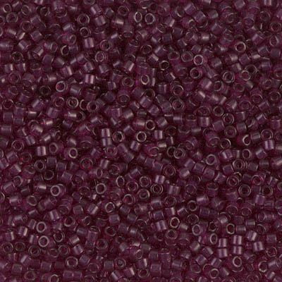 Miyuki Delica Seed Beads DB1312 11/0 Transparent Raspberry 7.2 Grams