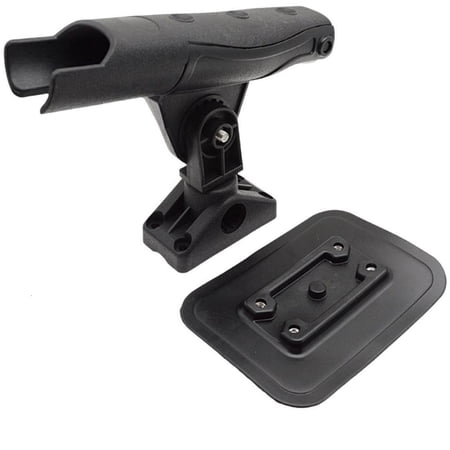 Yihuala 360 Adjustable Fishing Rod Holder with Sturdy Not Slip Base for Boats Yacht Mount Brackets