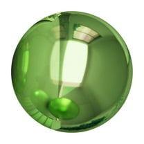 UPOUART Green Polished Stainless Steel Gazing Decorative Metal Garden Globe for Outdoor Patio Yard Decoration