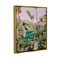 thumbnail image 3 of Stupell Industries Beverly Hills Tropical Vacation Graphic Art Metallic Gold Floating Framed Canvas Print Wall Art, Design by Amelia Noyes, 3 of 6