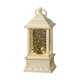 thumbnail image 1 of Bola de nieve navideña con forma de farol, luz nocturna decorativa con purpurina y música, decoración navideña para estantes de oficina y escritorios Blanco, 1 of 9
