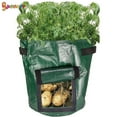 thumbnail image 3 of Spencer 2/4 Pcs Potato Grow Bags 10 Gallon Heavy Duty Thickened Growing Bags Planting Pots Container Garden Vegetable Planter, 3 of 8